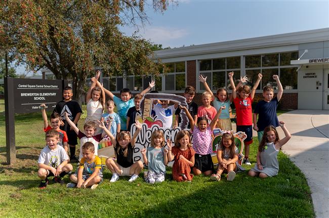  First day of school at Brewerton Elementary